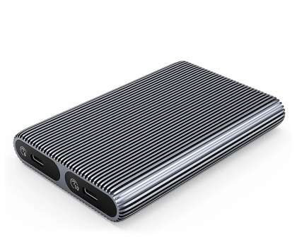 Akcesoria do dysków Orico obudowa na dwa dyski M.2 SATA+NVME USB-C 3.2 6Gb/s / 10Gb/s ORICO-AM2C3-2SN-GY-BP-HU